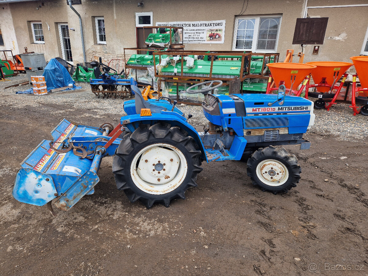 Mitsubishi MT 1601 D , 4x4 s originálním rotavátorem - 3