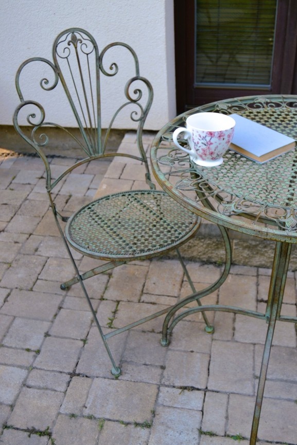 Kovový set PROVENCE antik zelenohnědá - 3