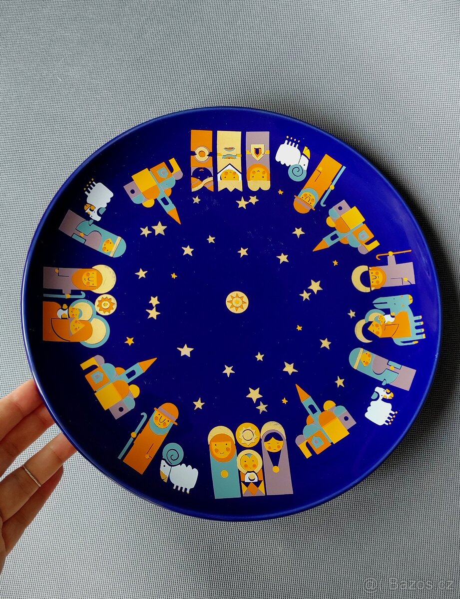 Nádherný porcelánový dekorační talíř od Sodahl "Bethlehem" - 3