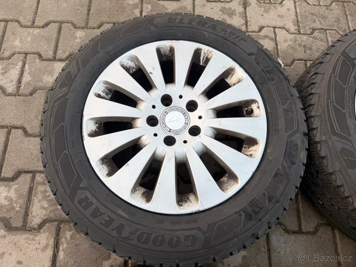 4x al kola 5x112 + pneu zimní 205/65 R16C - 3
