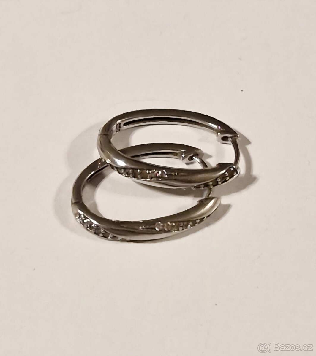 Stříbrné náušnice - 3