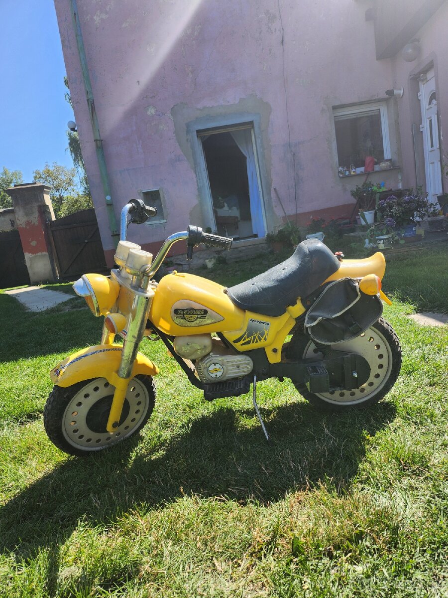 Dětská elektrická motorka – bez baterky - 3