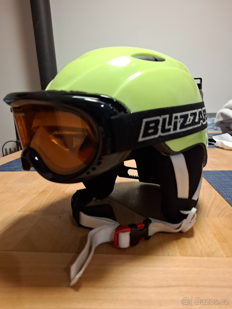 lyžařská přilba+brýle - 3