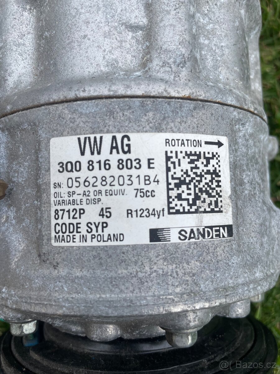 Kompresor klimatizace 3Q0816803E - 3