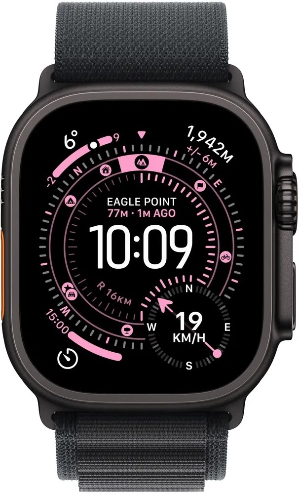 Nové Apple Watch Ultra 3 Black, černý alpský tah + extra - 3