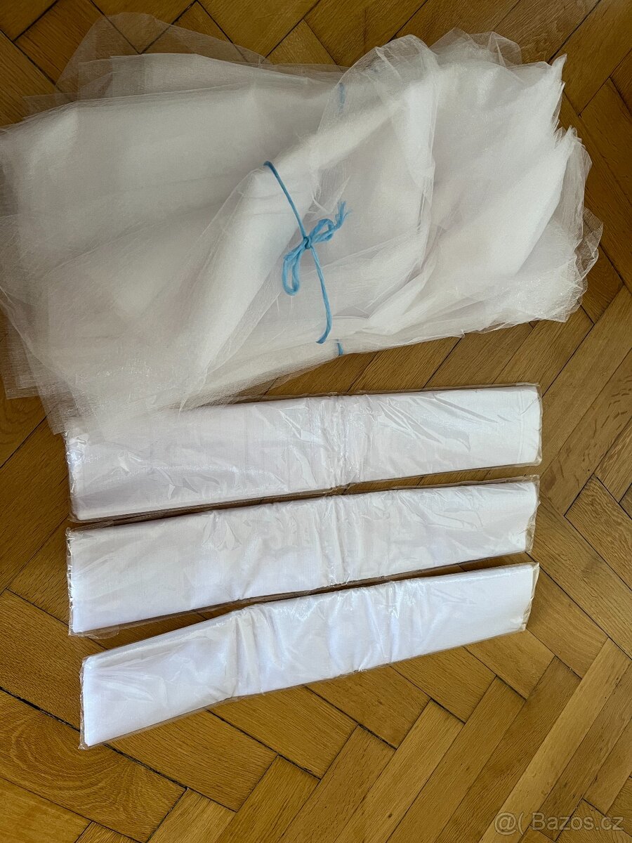 Svatební dekorace - organza - 3