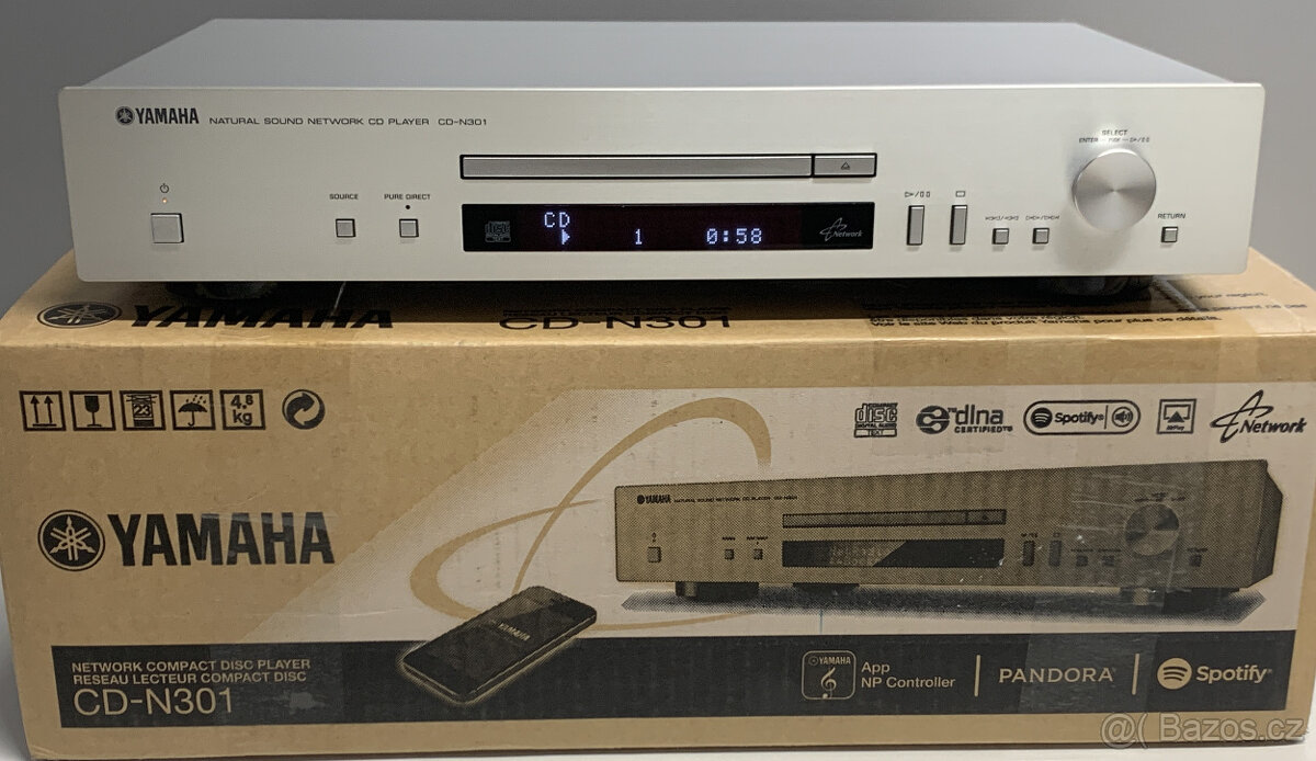 YAMAHA CD-N301 Network Stereo CD Player/ SPORTIFY - 3