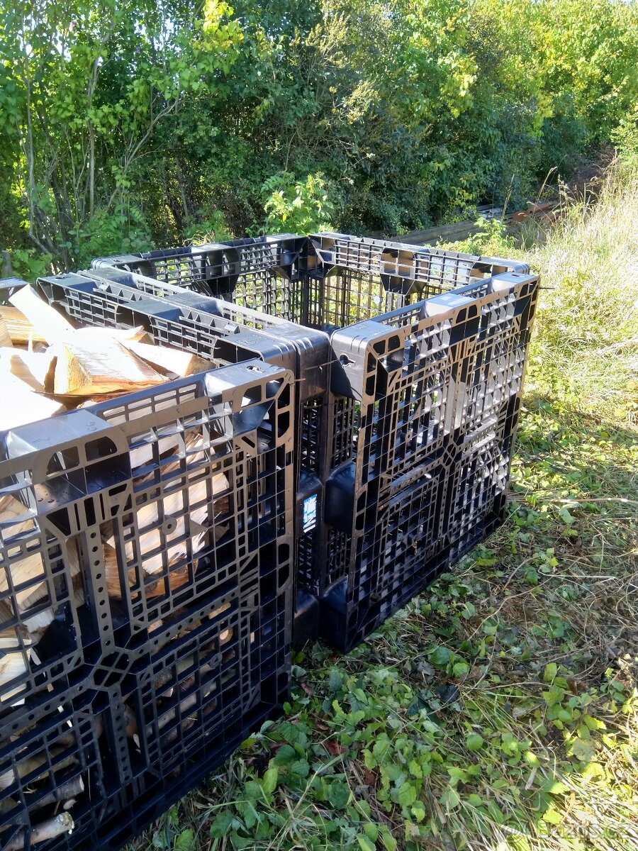Koš na palivové dřevo,skladové bagy,kontejner k sušení dřeva - 3