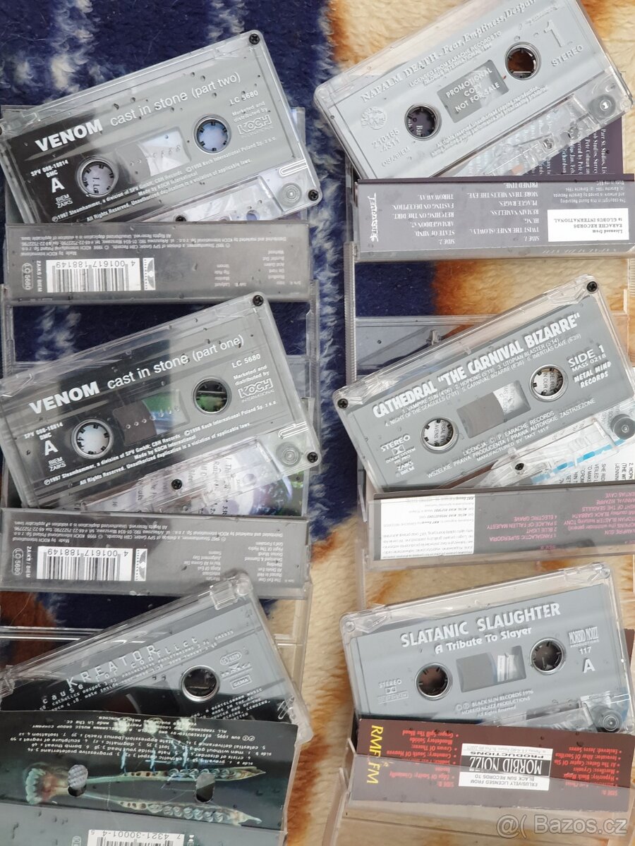 Prodám originální kazety MC- Death, thrash METAL - 3