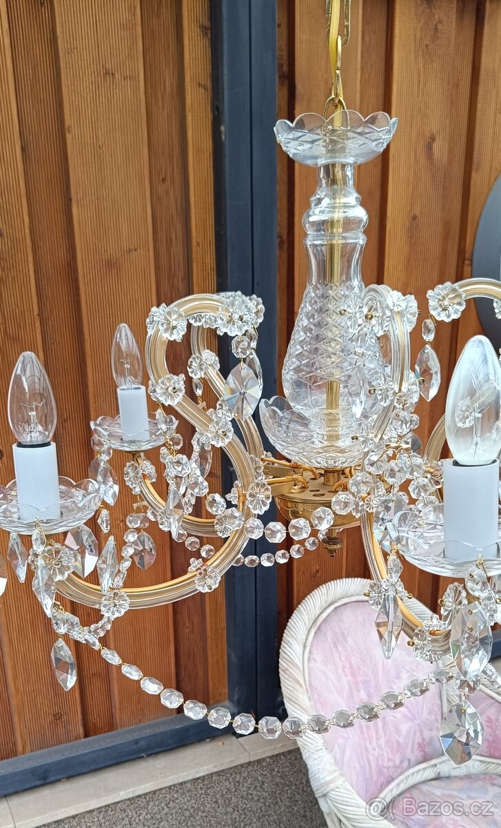 Křišťálový lustr Kamenický Šenov - 3