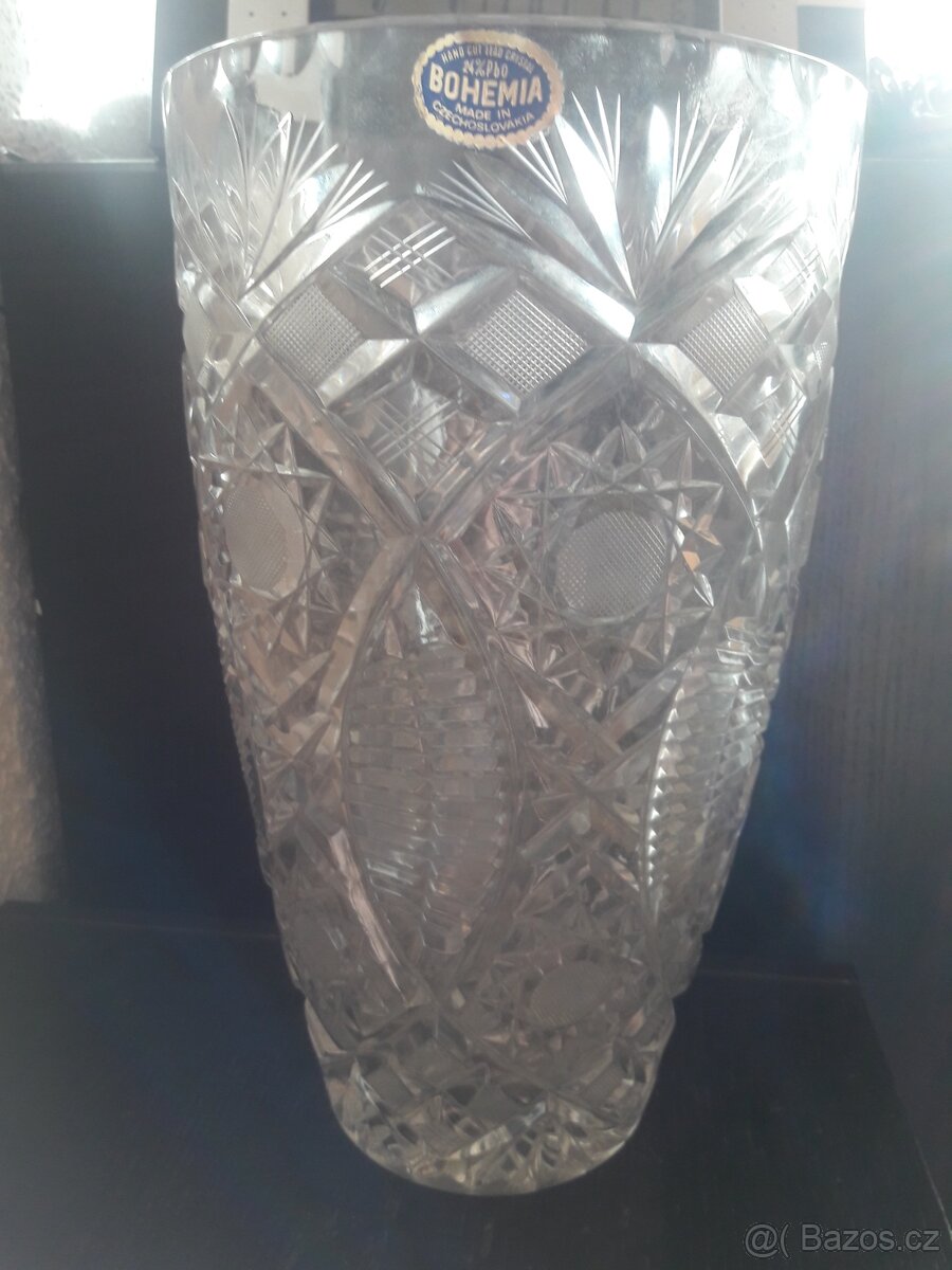 Křištalova vaza Bohemia - 3