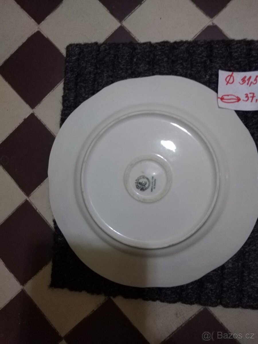 Značené porcelánové tácy - 3