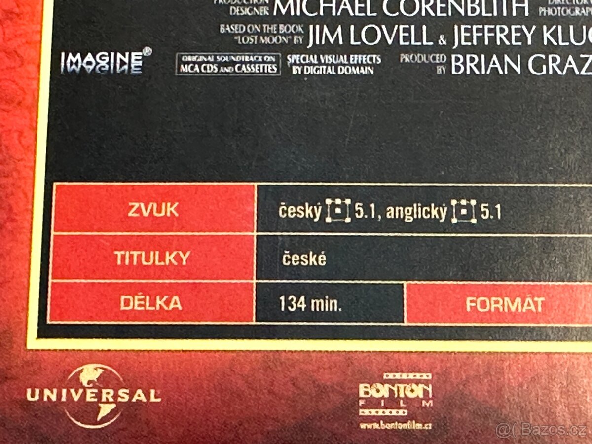 DVD Apollo 13 - TOP stav - CZ dabing i titulky - 3