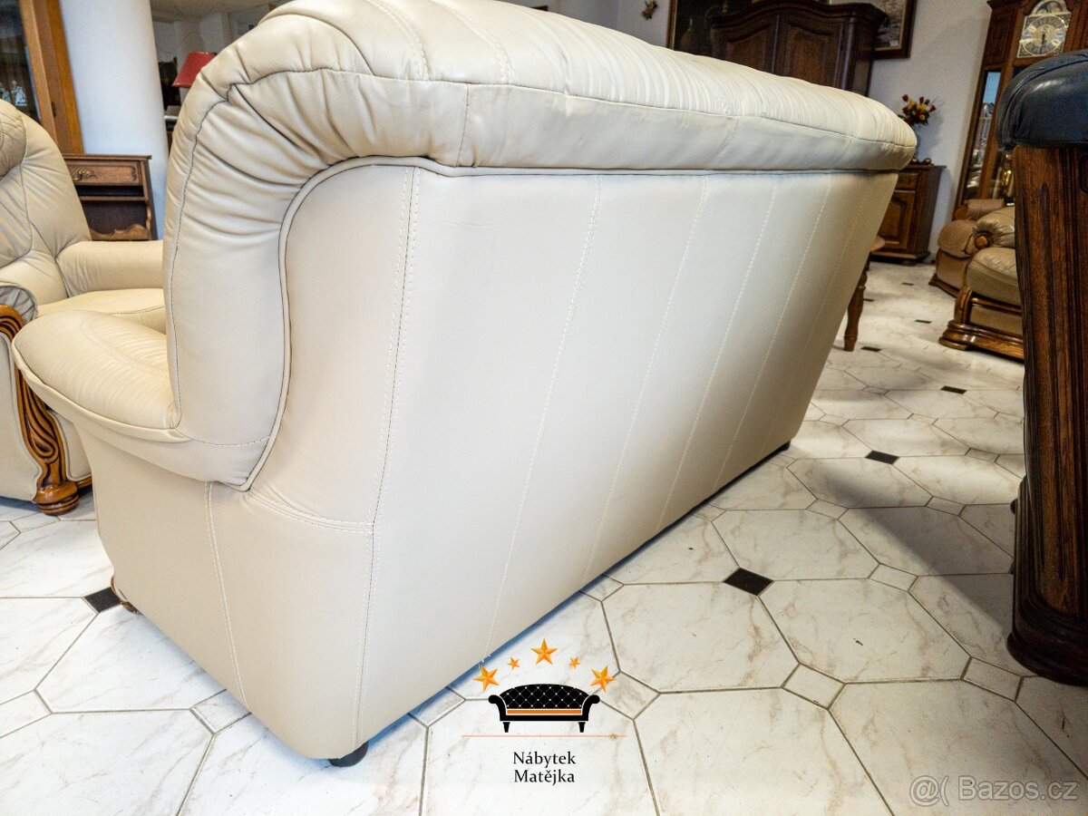 Italská sedací souprava 3+1+1 - super stav - 3