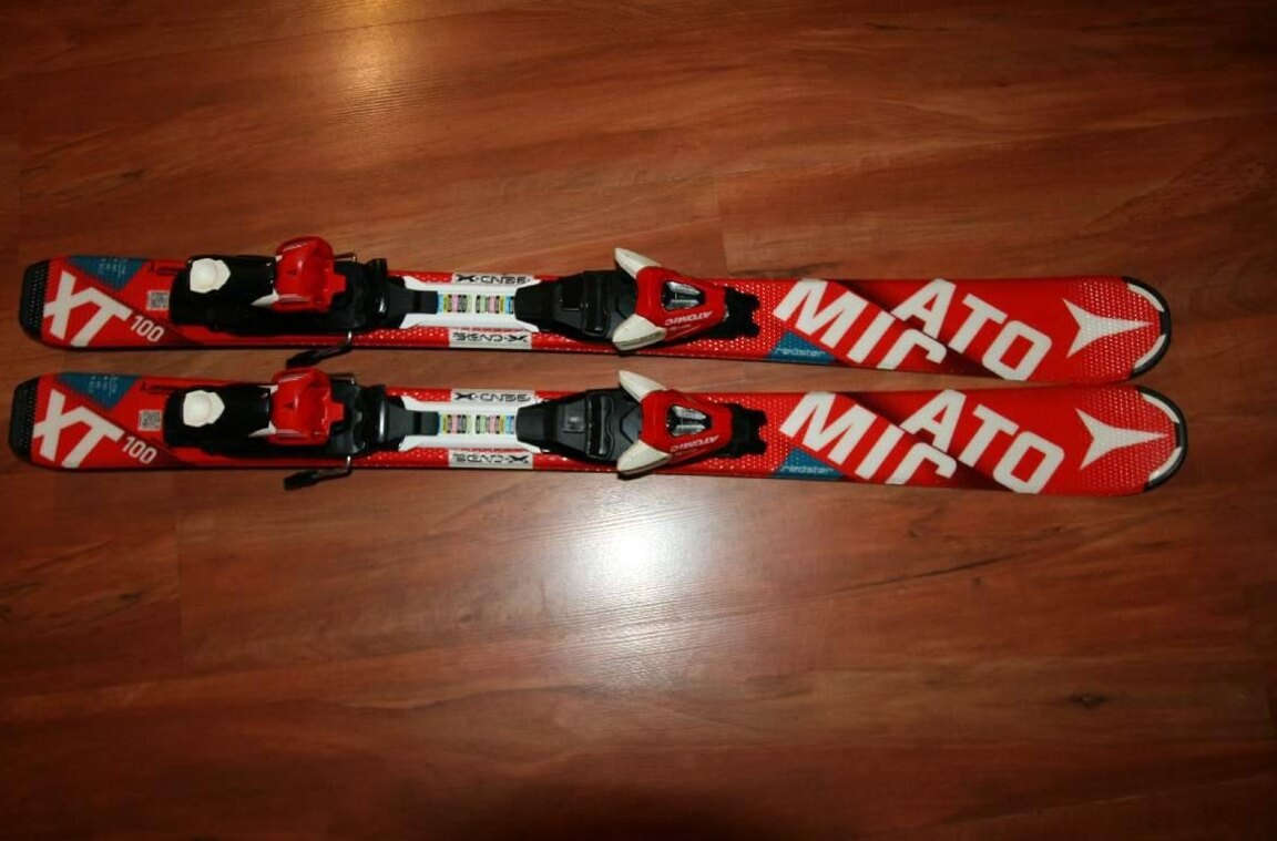 lyže Atomic redster 100 cm , XT , lyžaky - 3