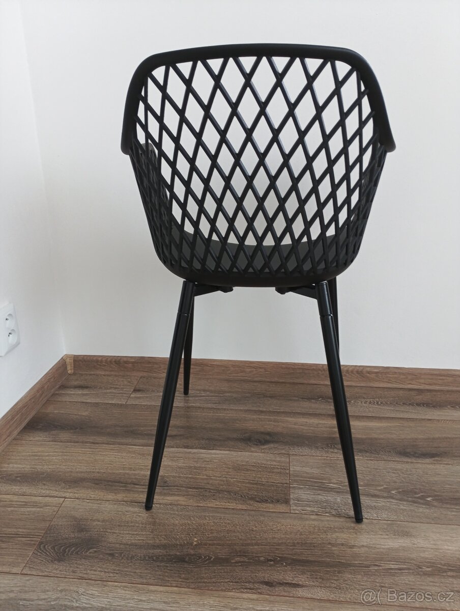 Zahradní židle - černa - 3