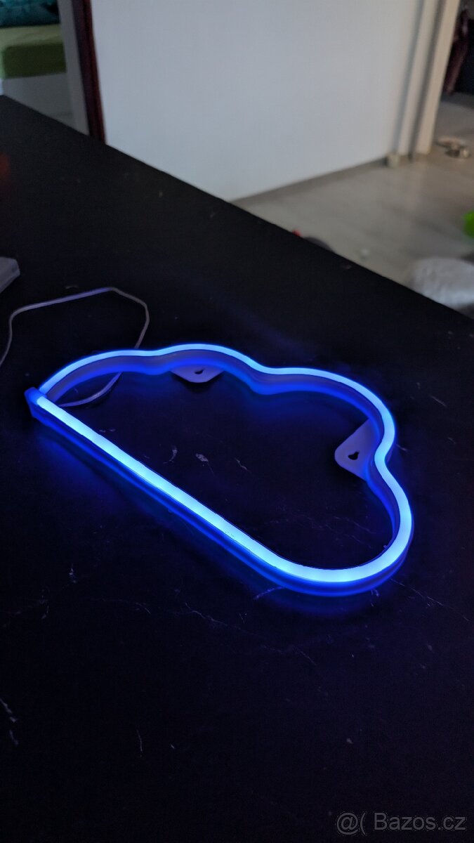 3D neonový mrak - 3