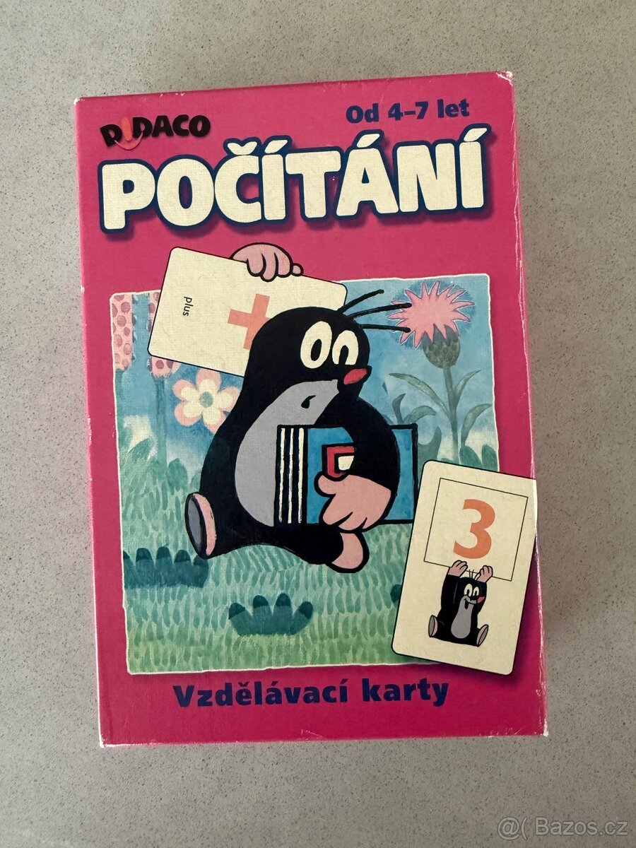 Počítání - vzdělávací karty - 3