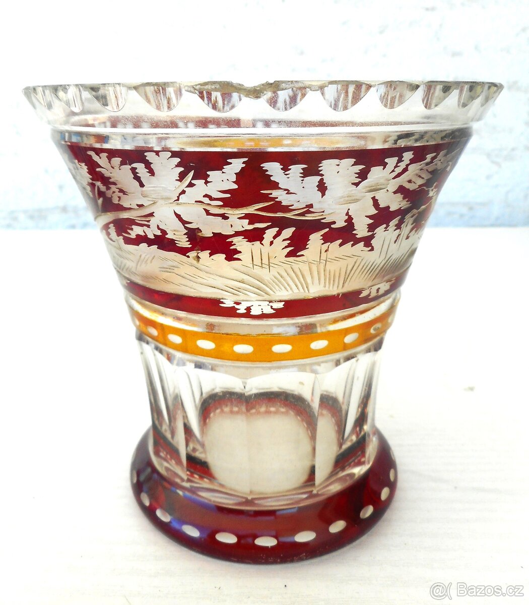 stará, skleněná sada - 3