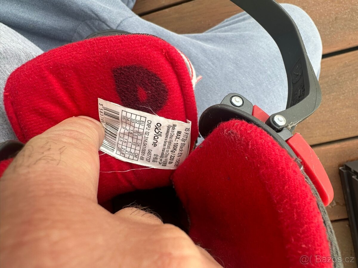 Dětské nastavitelné lední brusle Oxelo 32–35 - 3