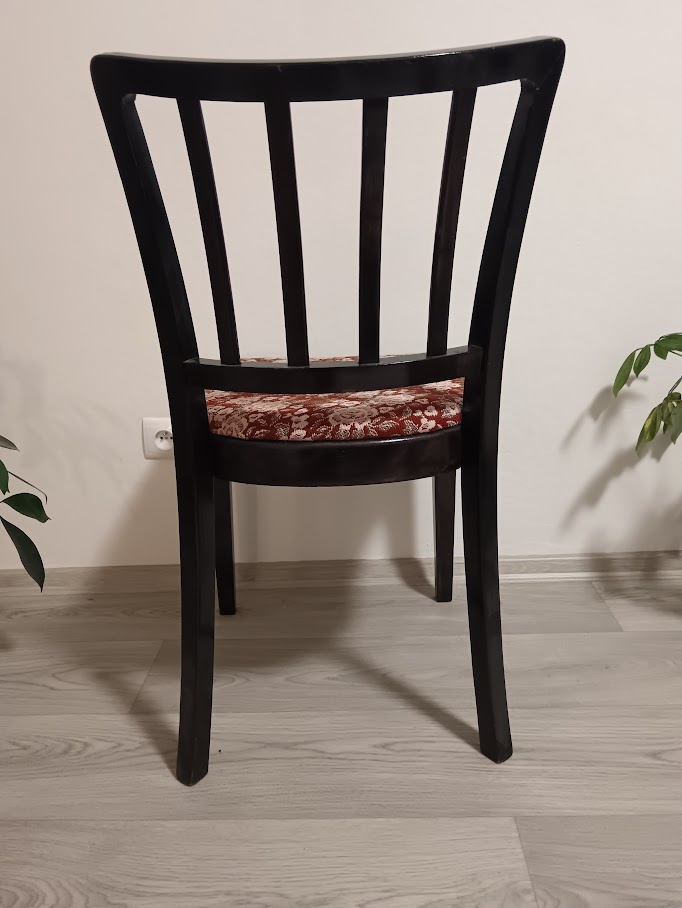 RETRO jídelní židle - 4 ks - pravděpodobně TON - 60. léta - 3