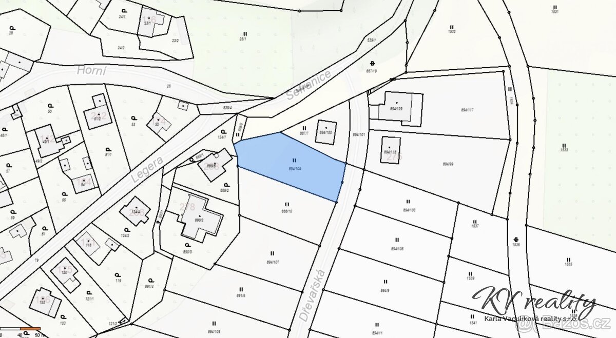Prodej pozemek k bydlení o CP 1096 m2, Zlín, místní část Luž - 3