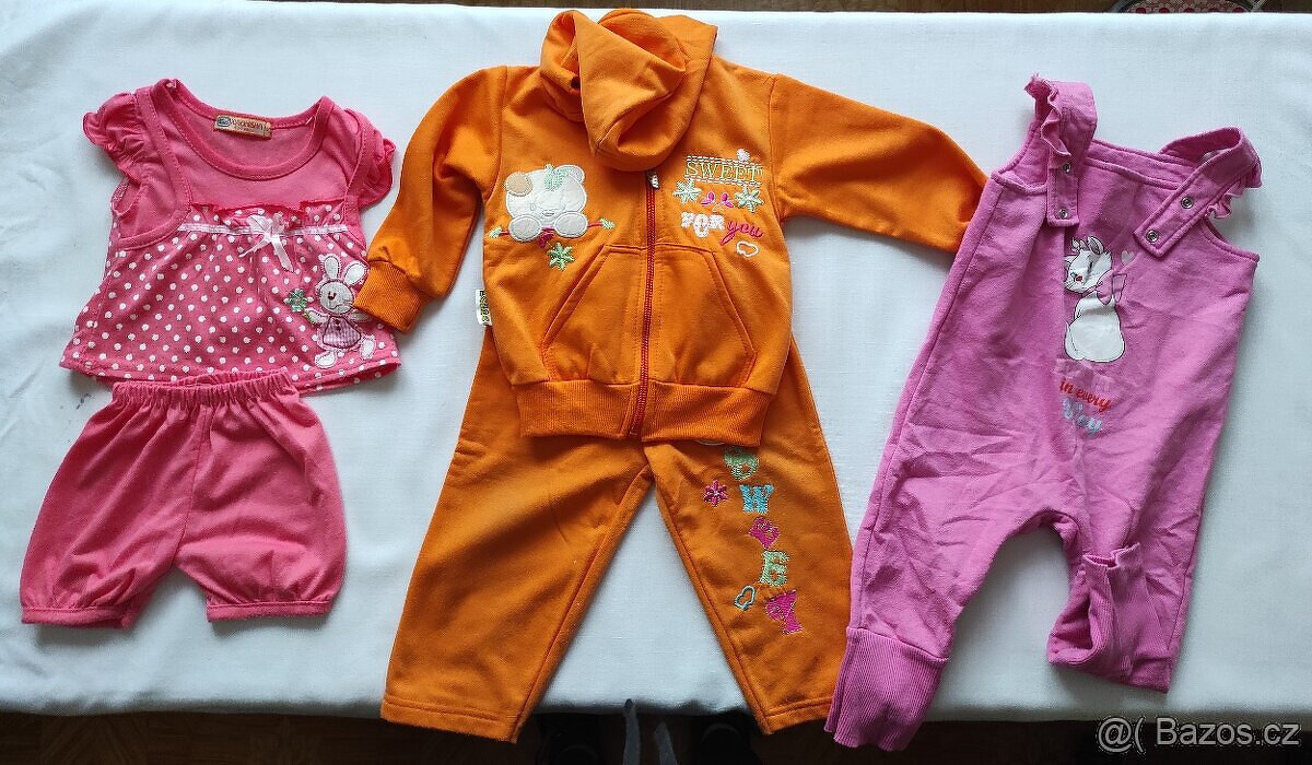 Krabice oblečení pro holčičku vel. 80-86 - 3