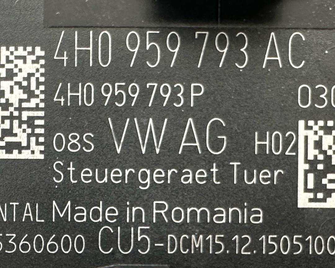 Řídící jednotka dveří 4H0959793AC VW Touareg 7P FL r.v. 2016 - 3