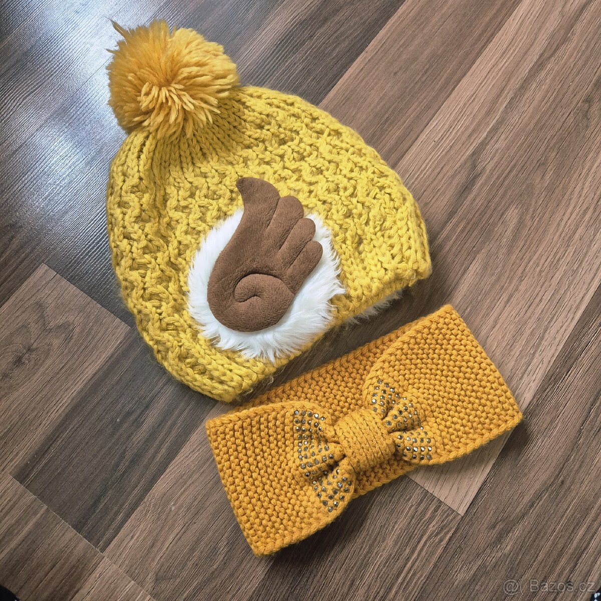 Dámská čepice+čelenka - 3