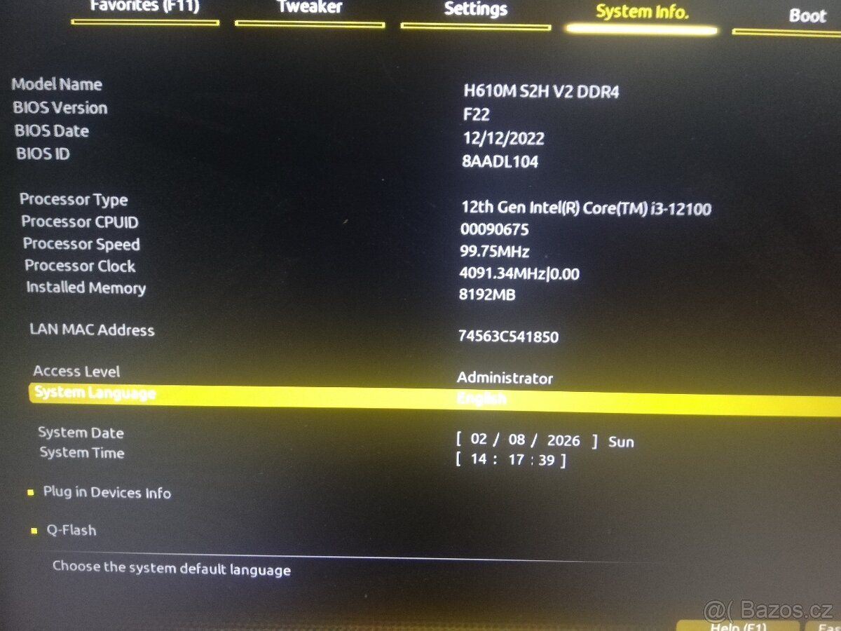 Moderní PC i3 12. generace / M.2 SSD / Win 11 - 3