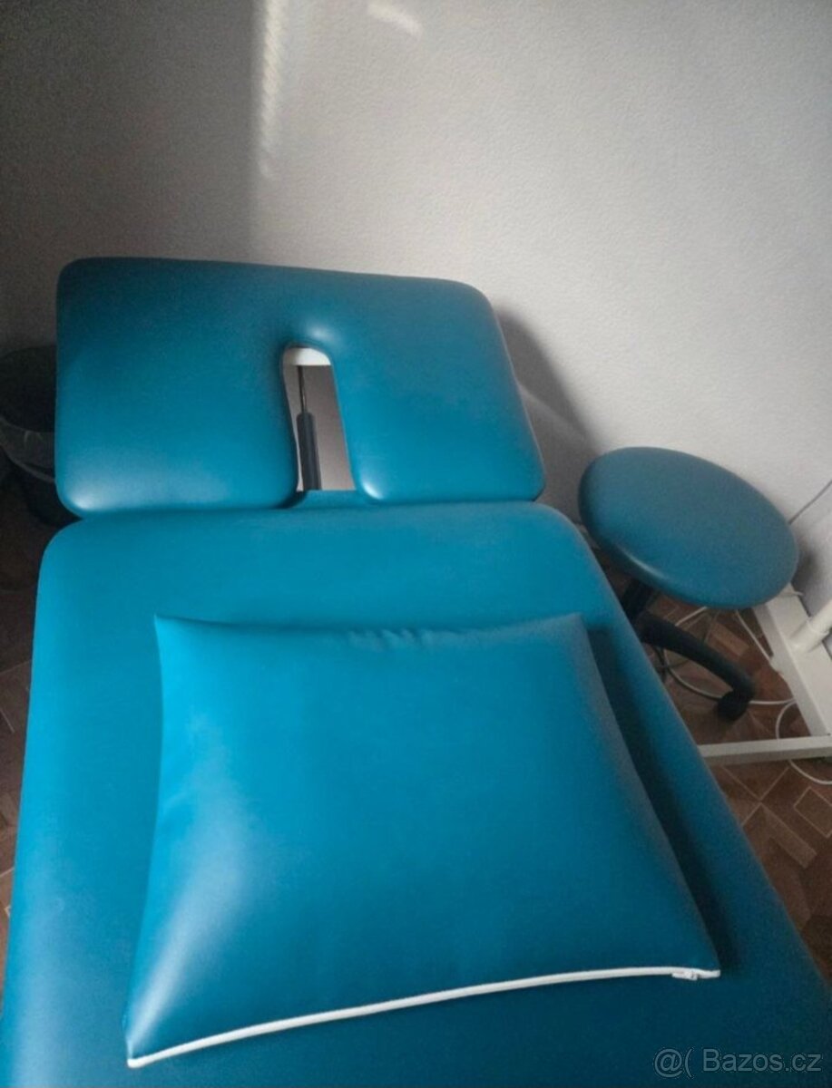 Elektrické Masážní lehátko modré 1 mofor - 3