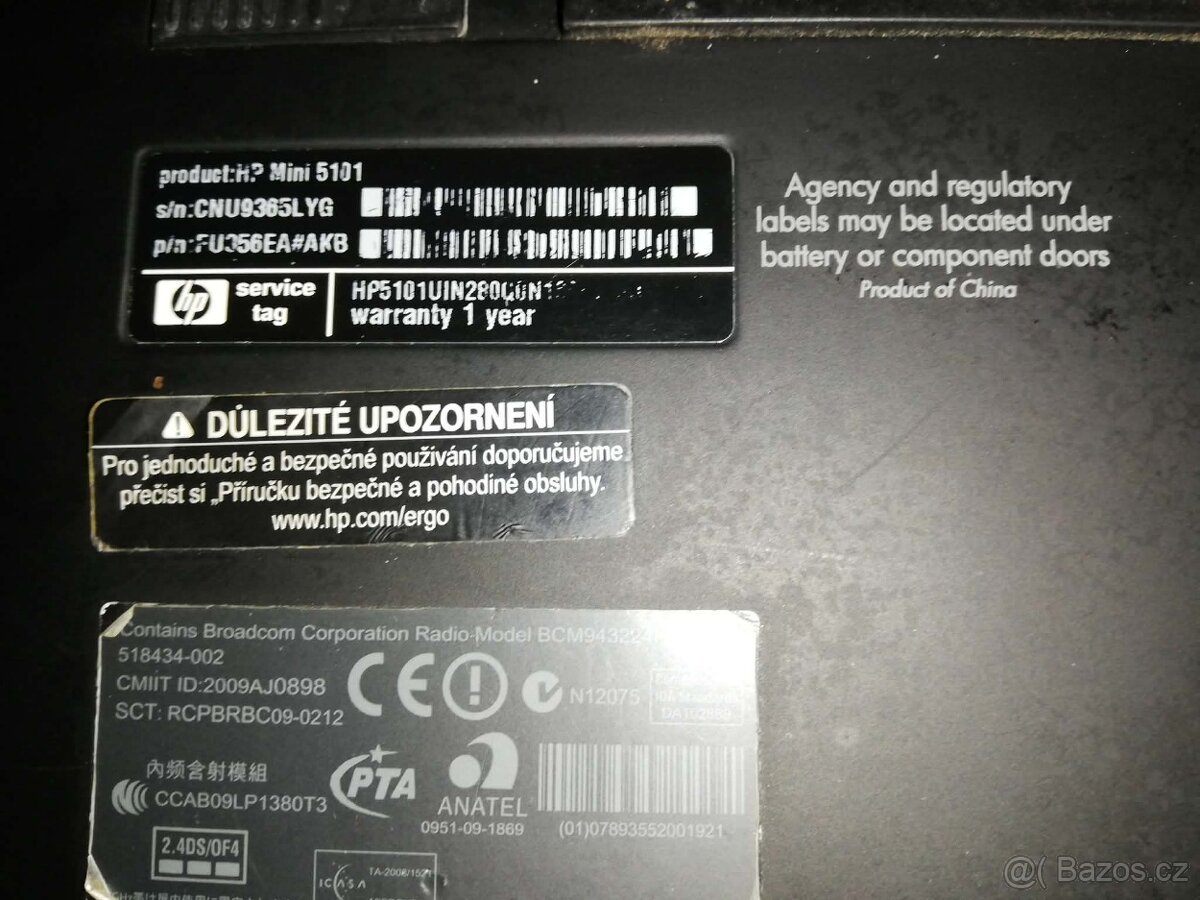 HP mini 5101 - pěkný funkční malý notebook - 3