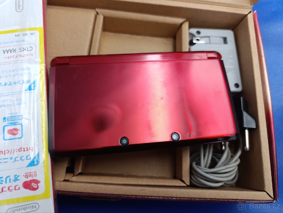 Nintendo 3DS CFW Flame Red - 3