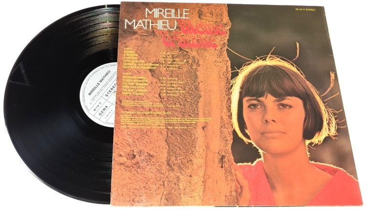 Mireille Mathieu – Meine Träume 1972 VG-, VYPRANÁ Vinyl (LP) - 3