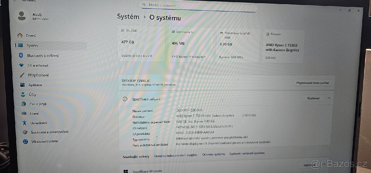 Notebook asus vivobook 16 m1605y - 3