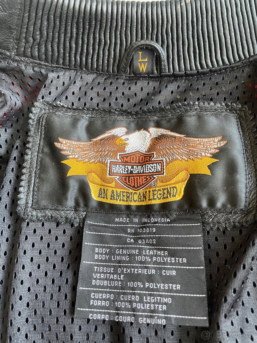 Dívčí motorkářská bunda Harley Davidson - 3