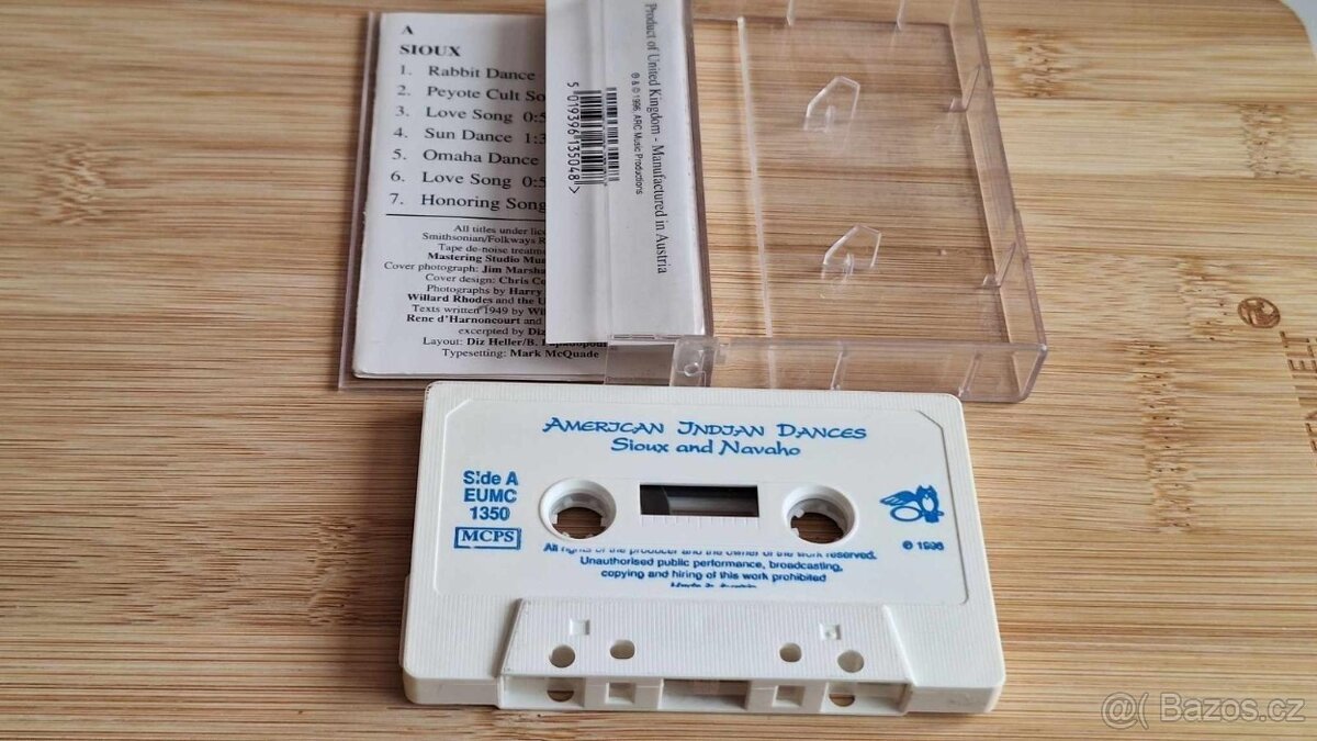 AMERICAN INDIAN DANCES - SIOUX AND NAVAHO. MC 1996. - 3