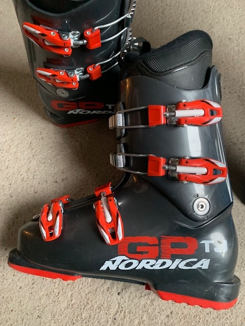 Dětské lyže 130cm a lyžáky - 3