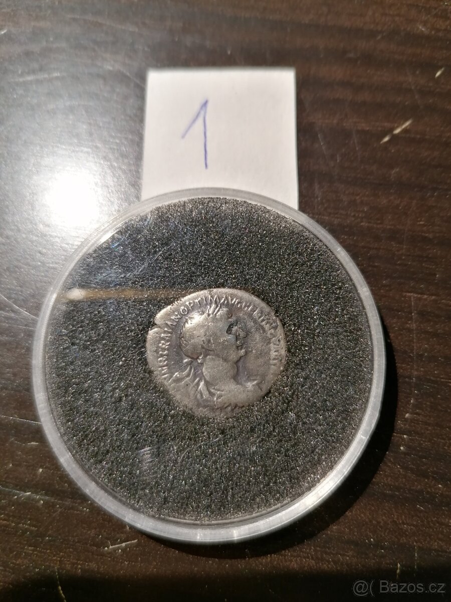 Římské stříbrné denáry 5ks - 3