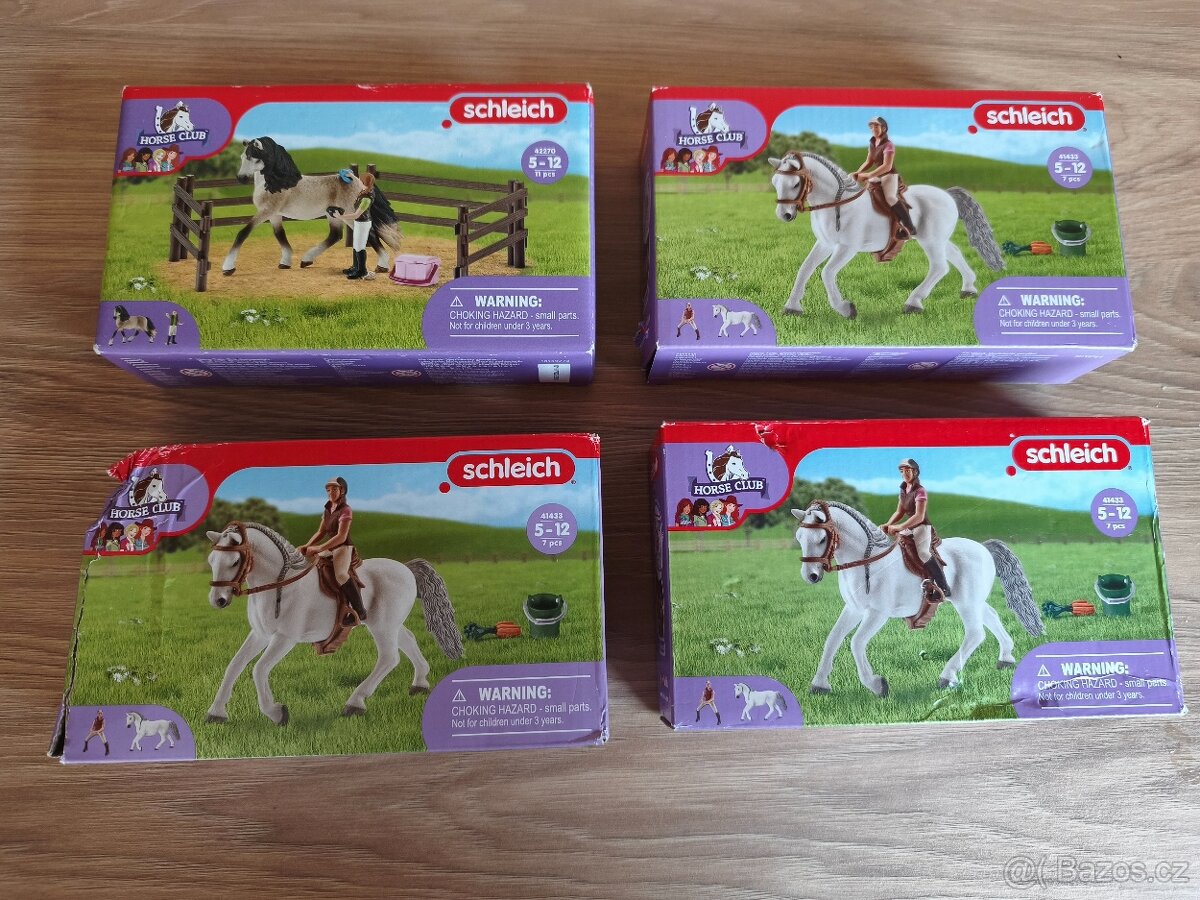 Schleich figurky koně a jezdci /jezdkyně - 3