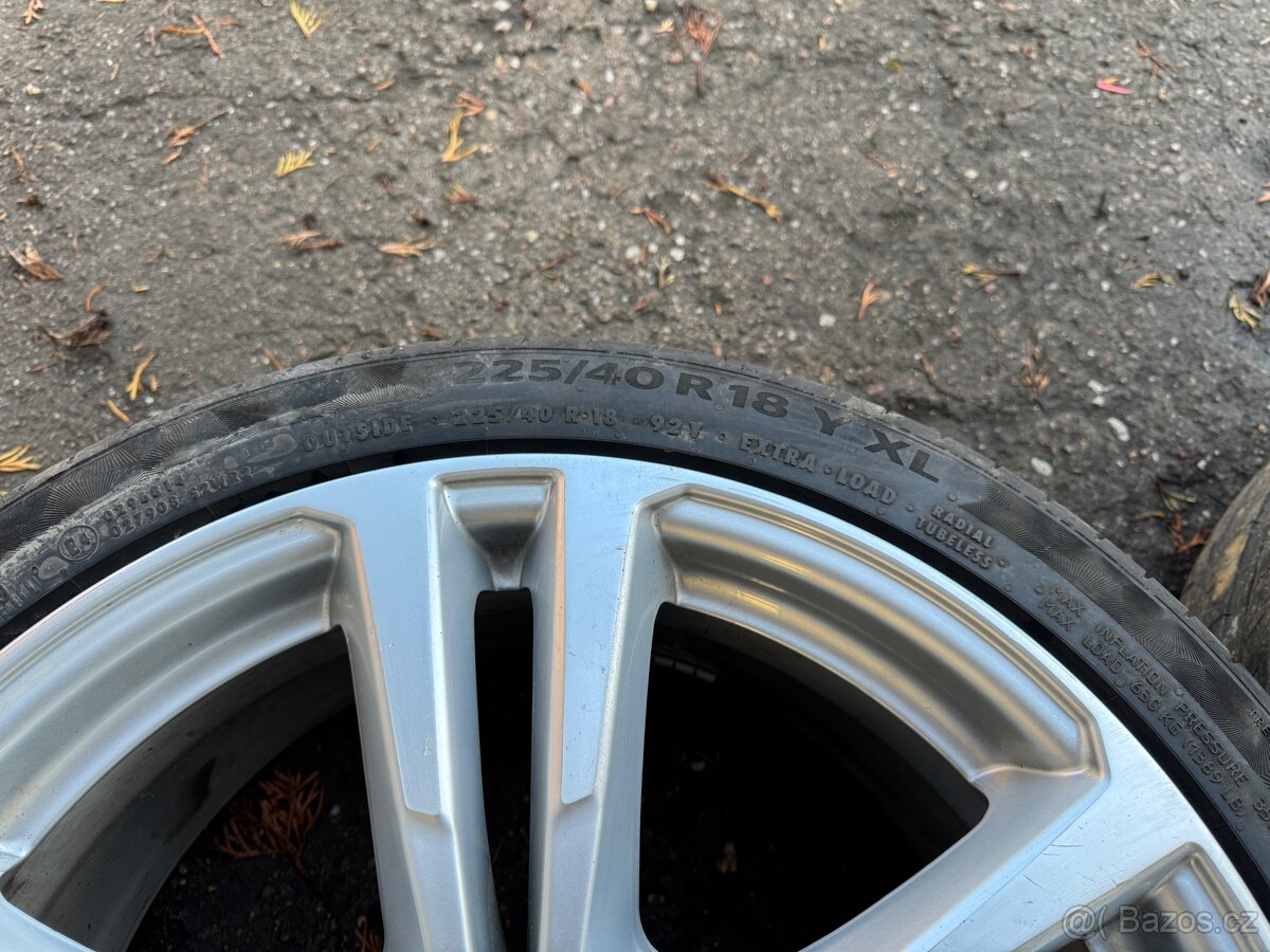 5x112r18 letní 225/40/18 - 3