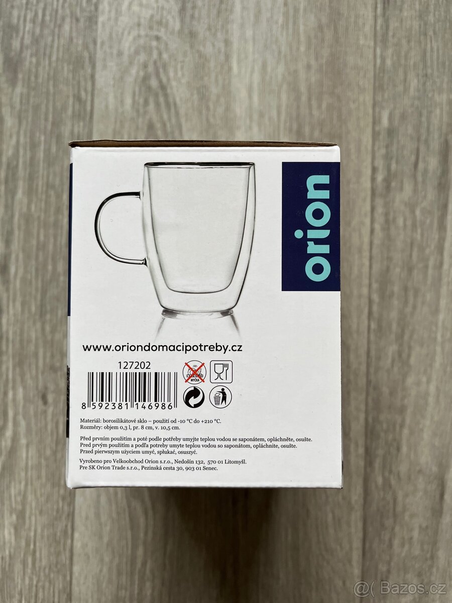 Dvoustěnný hrnek DOUBLE 0,3l ORION nový - 3