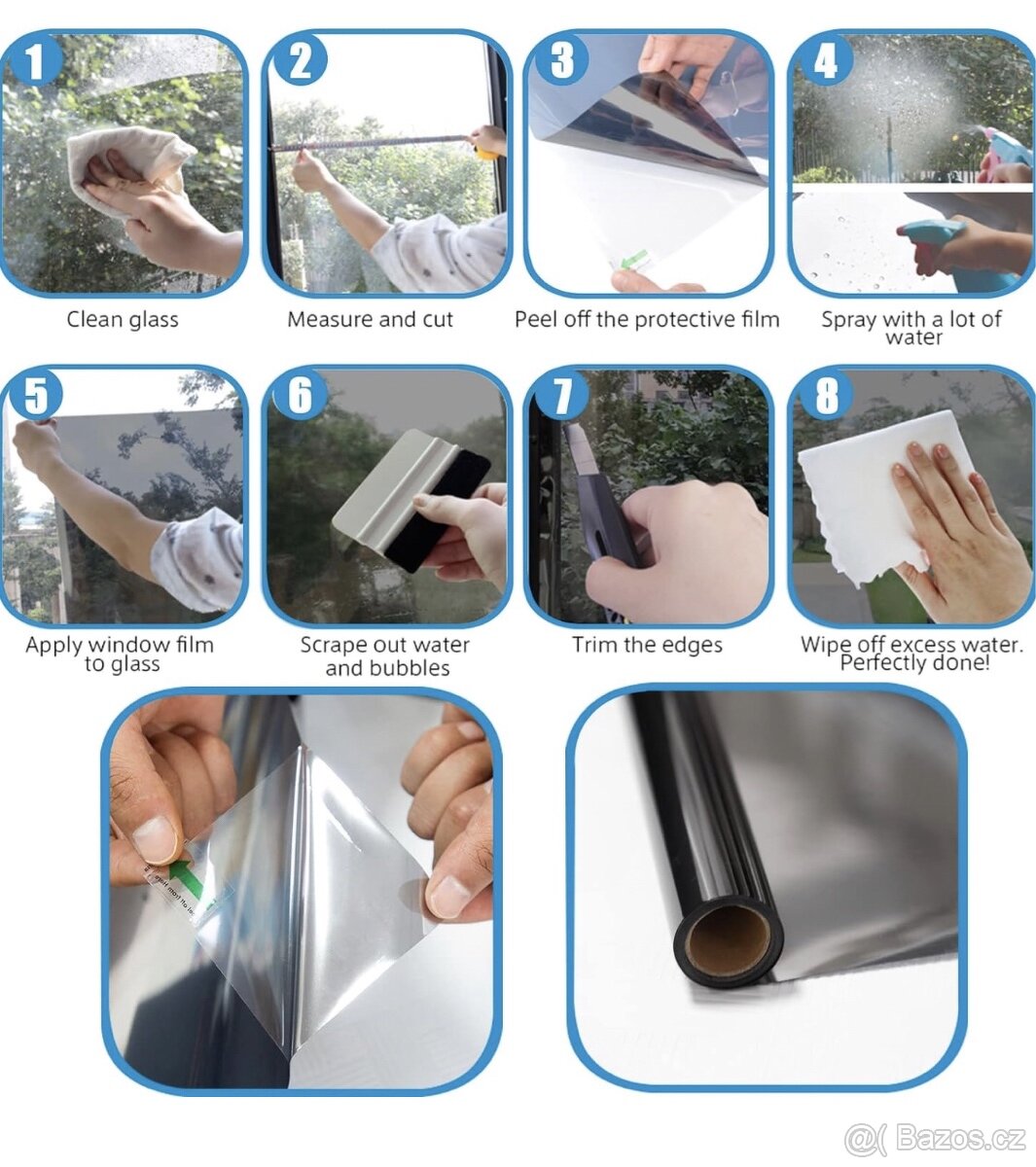 Reflexní okenní fólie - 3