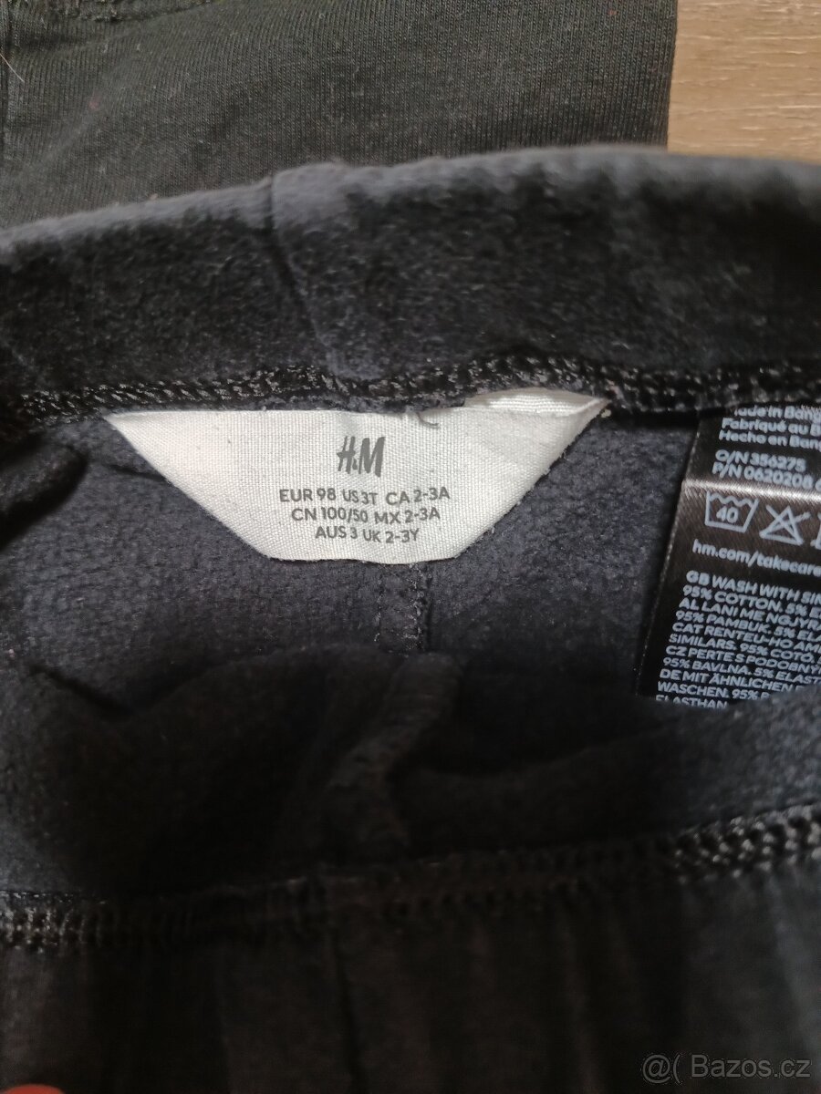 Černé dívčí oblečení H&M - set vel. 98/104 - 3