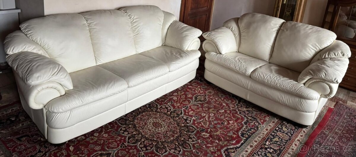 Kožená sedací souprava 3+2+1,5834 - 3