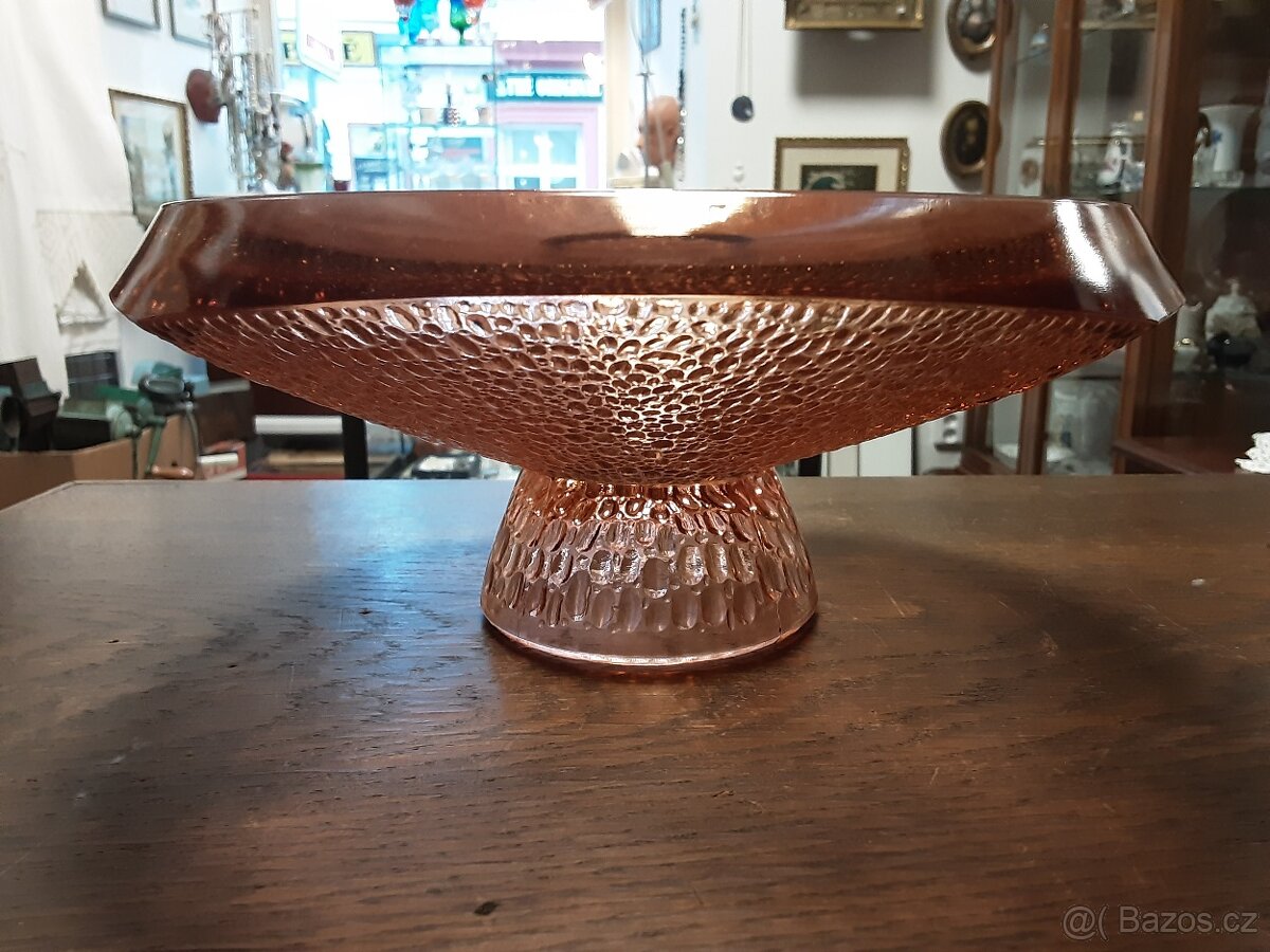 Mísa - ambrové sklo - 3