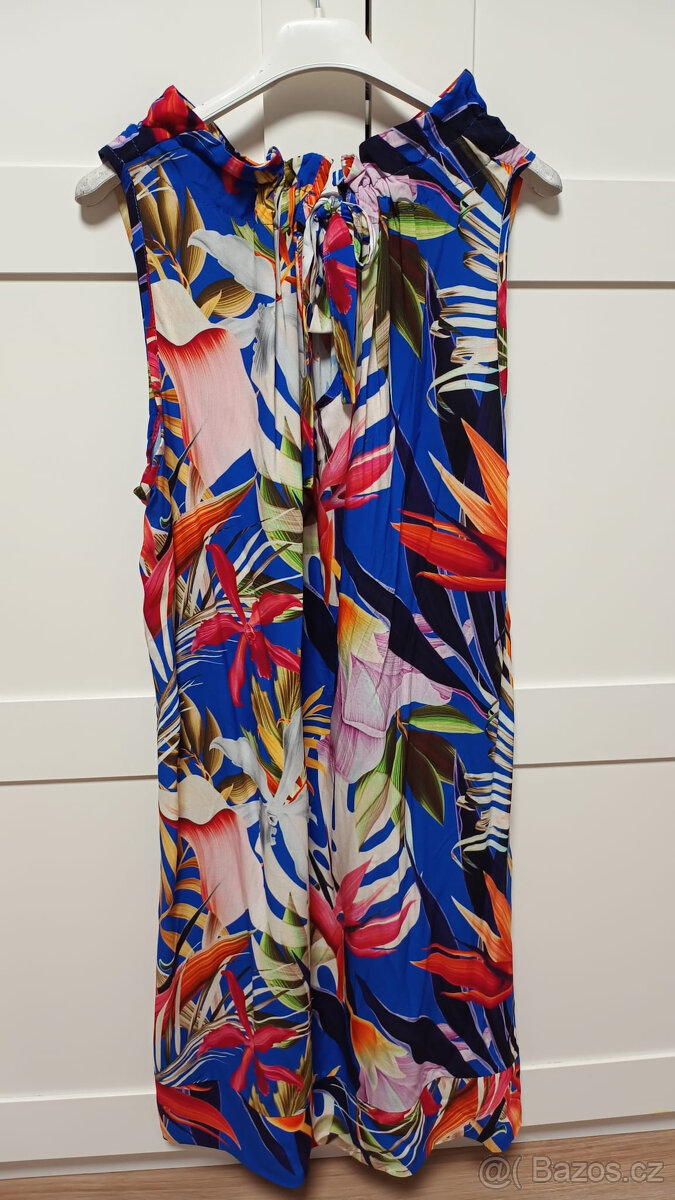 Nové letní barevné šaty vel.38 - 3