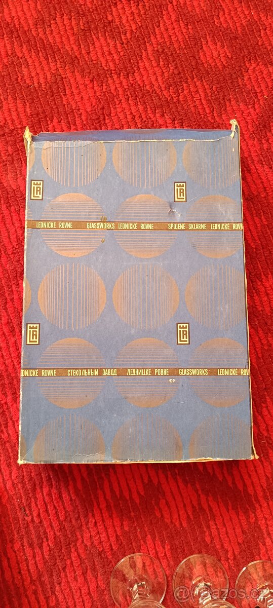 4 x retro sklenice - 3