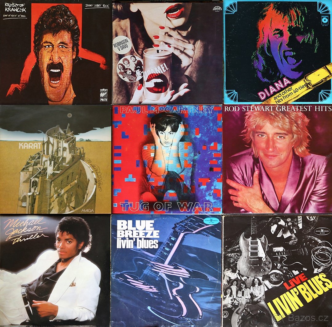 Prodám LP vinyl 70. - 80. léta - 3