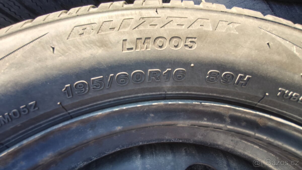 P plechová kola + zimní pneu Bridgestone - Scala, Kamiq - 3